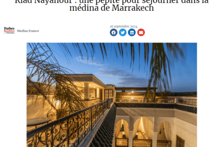 FORBES parle de Riad Nayanour